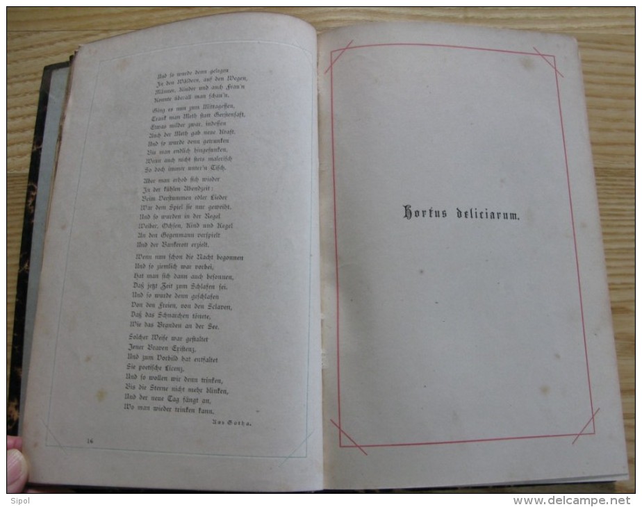 Hortus Deliciarum Für Deutschen Humor Gepflantzt Von Ludwig Eichrodt  Lahr  Druck Und Verlag Von MoritzSchauenburg 1877? - 1. Antiquité