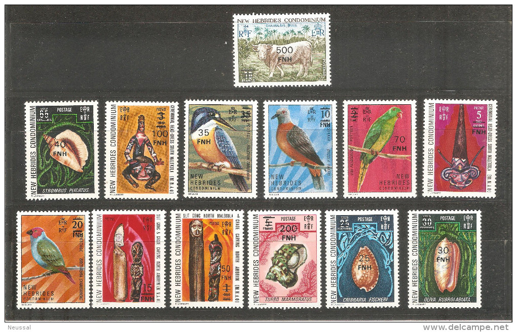 Serie Nº 463/75 New Hebrides - Unused Stamps