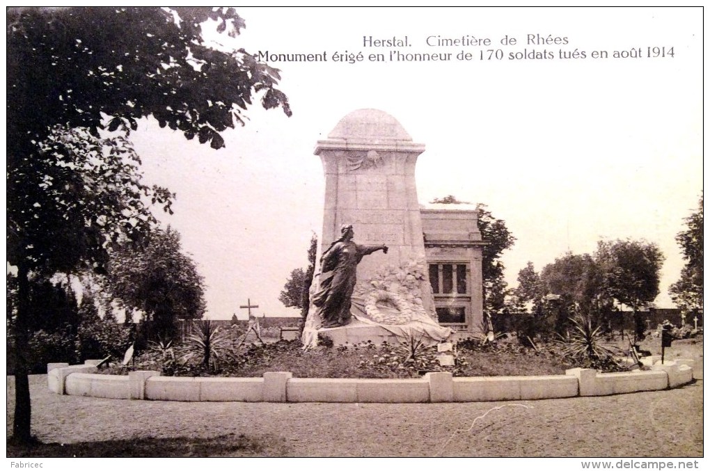 Herstal - Cimetière De Rhées - Monument érigé En L'honneur De 170 Soldats Tués En Août 1914 - Herstal