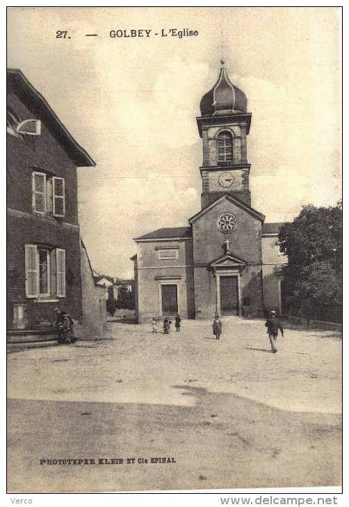 Carte Postale Ancienne De GOLBEY - Golbey