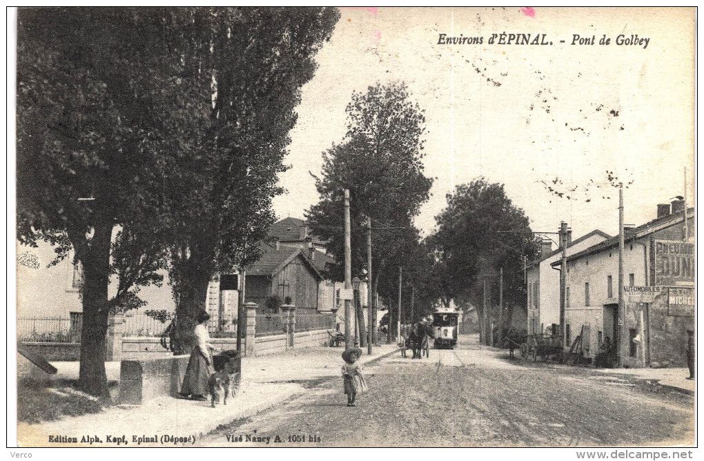 Carte Postale Ancienne De GOLBEY - Golbey