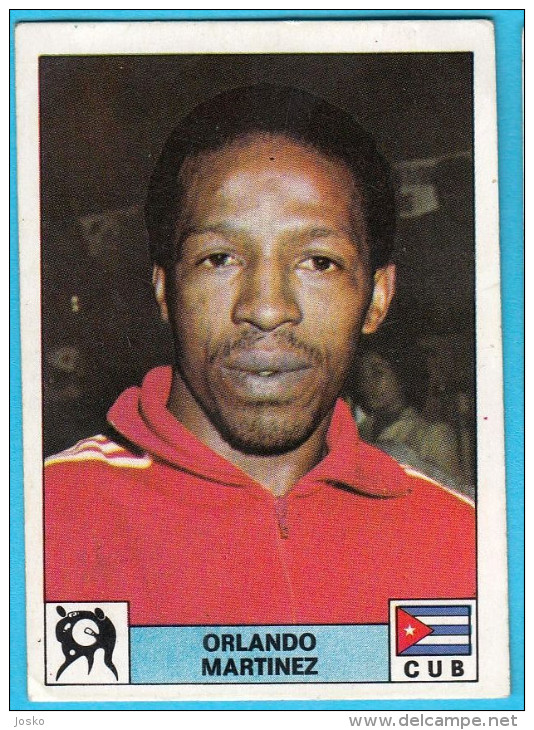 PANINI OLYMPIC GAMES MONTREAL 76 - No. 174 ORLANDO MARTINEZ Boxing Boxen Cuba (Yugoslavian Edition) Juex Olympiques 1976 - Trading-Karten