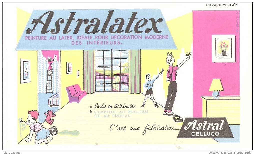 Buvard Astralatex Peinture Au Latex, Idéale Pour Décoration Moderne Des Intérieurs C'est Une Fabrication Astral - Vernici