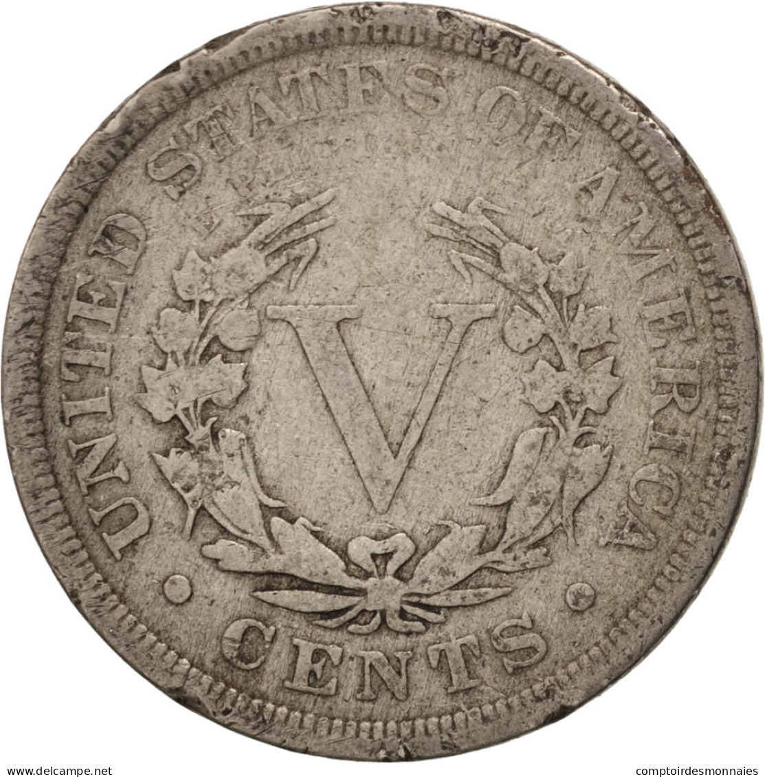 Monnaie, États-Unis, Liberty Nickel, 5 Cents, 1903, U.S. Mint, Philadelphie - 1883-1913: Liberty