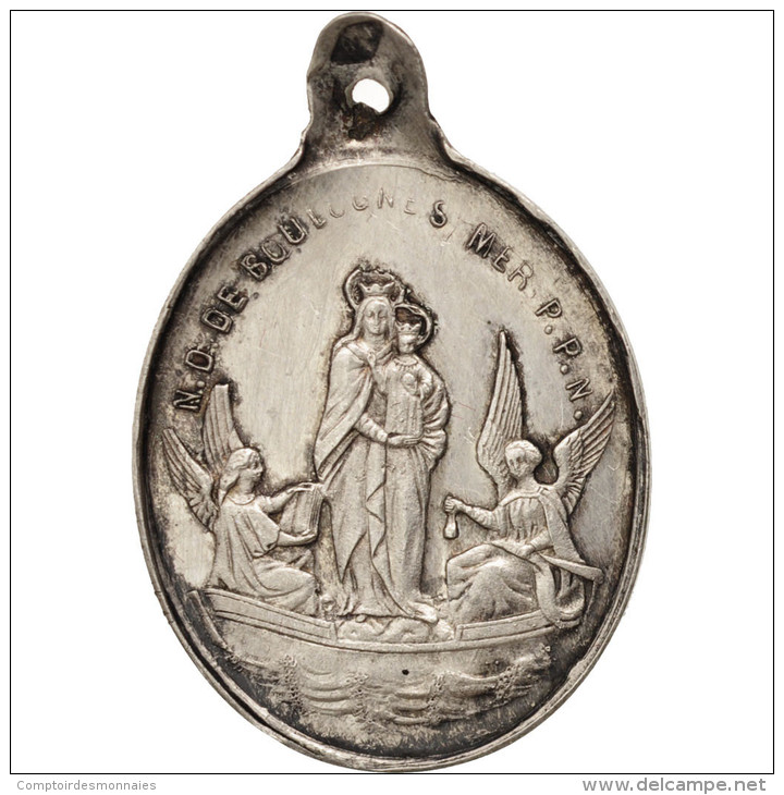 France, Notre Dame De Boulogne Sur Mer, Religions & Beliefs, 1830, Medal, TTB... - Autres & Non Classés