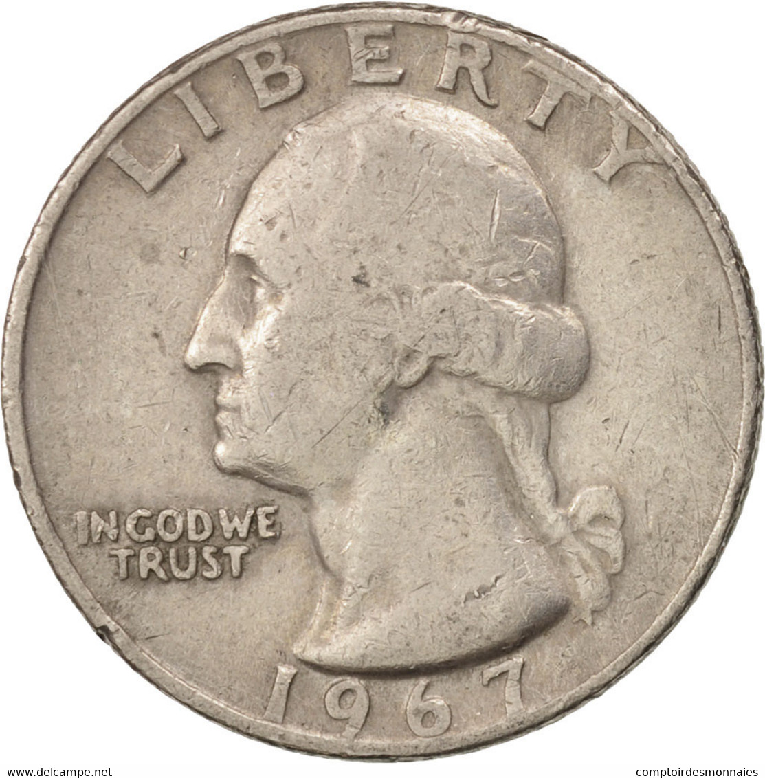 Monnaie, États-Unis, Washington Quarter, Quarter, 1967, U.S. Mint - 1932-1998: Washington