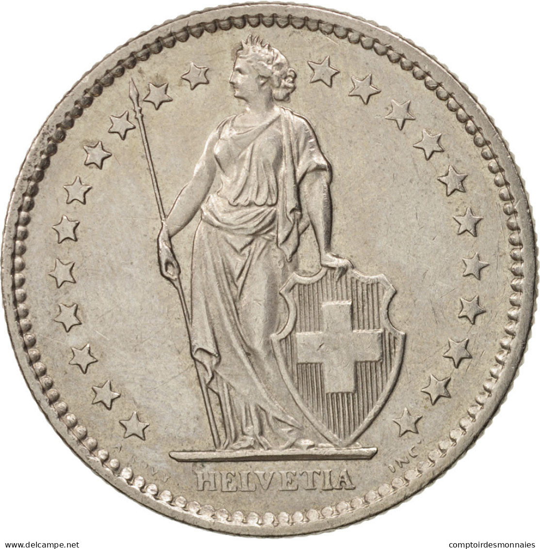 Monnaie, Suisse, 2 Francs, 1981, Bern, SUP, Copper-nickel, KM:21a.1 - Autres & Non Classés