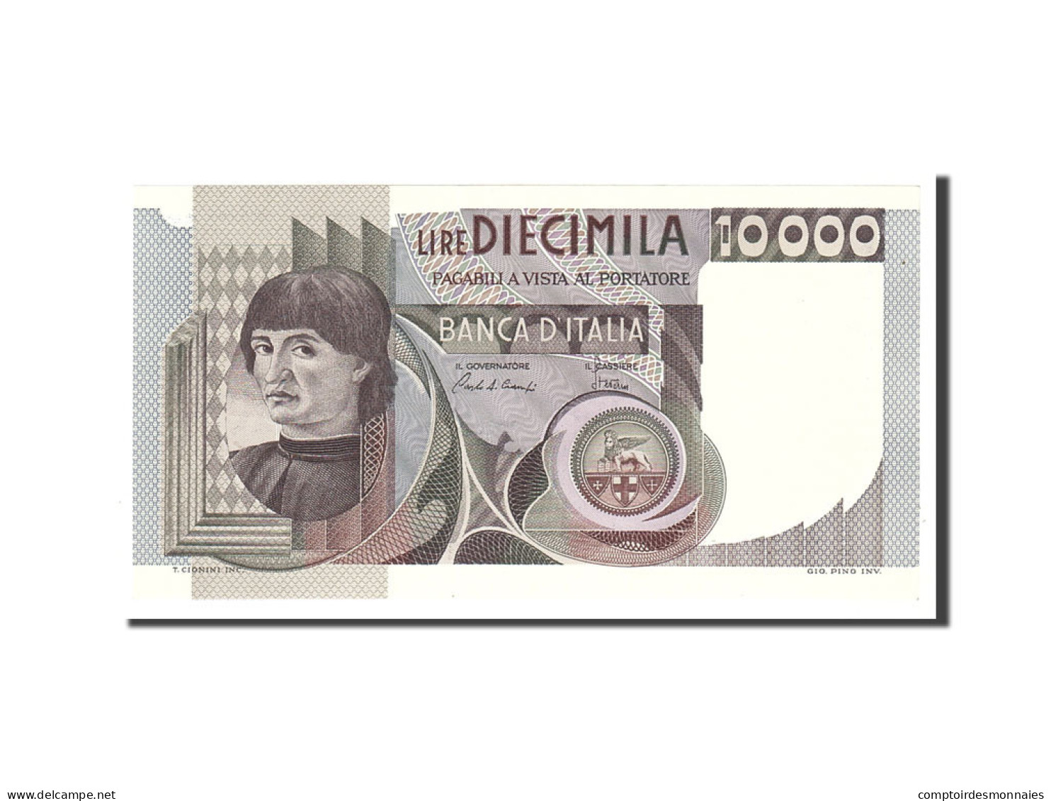 Billet, Italie, 10,000 Lire, 1982, 1982-11-03, KM:106b, NEUF - 10.000 Lire