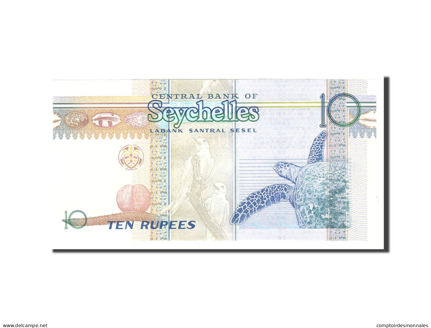 Billet, Seychelles, 10 Rupees, 1998, Undated, KM:36a, NEUF - Seychellen