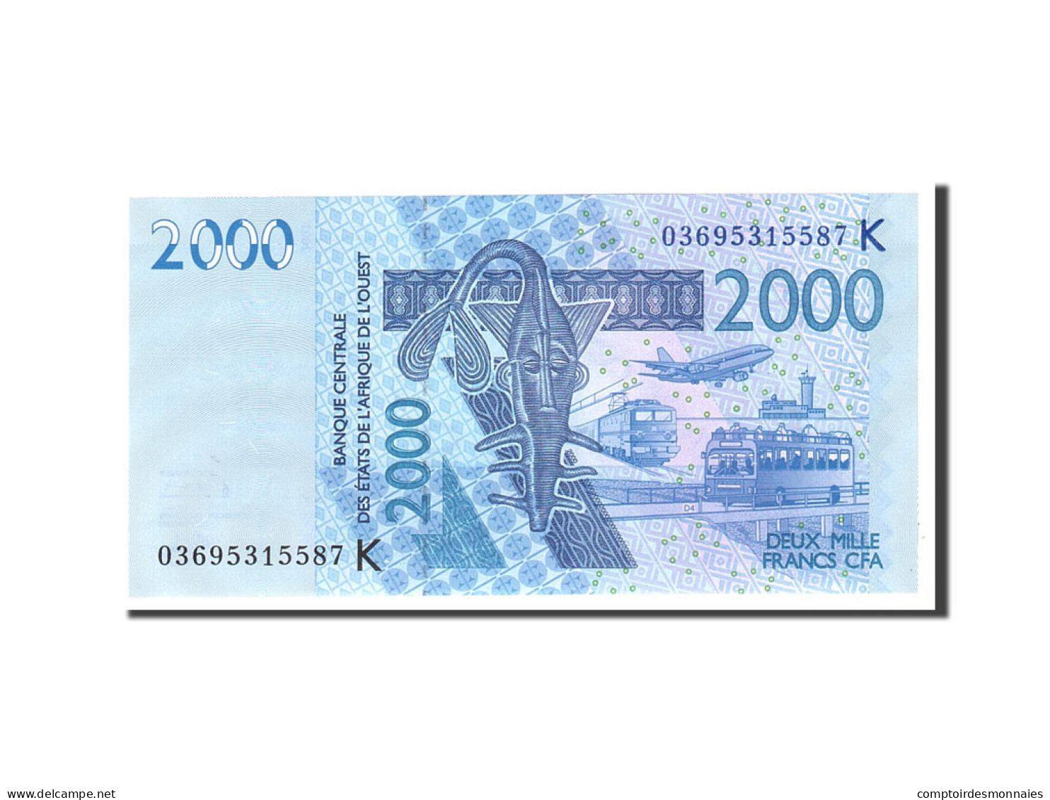 Billet, West African States, 2000 Francs, 2003, 2003, KM:116Aa, NEUF - West African States