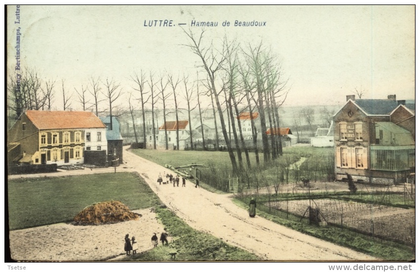 Luttre - Hameau De Beaudoux  -1907 ( Voir Verso ) - Pont-a-Celles