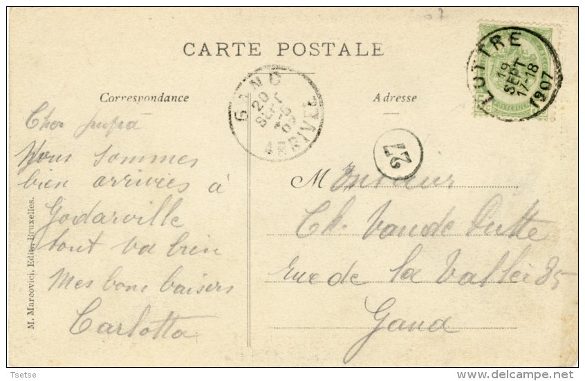 Luttre - Hameau De Beaudoux  -1907 ( Voir Verso ) - Pont-à-Celles