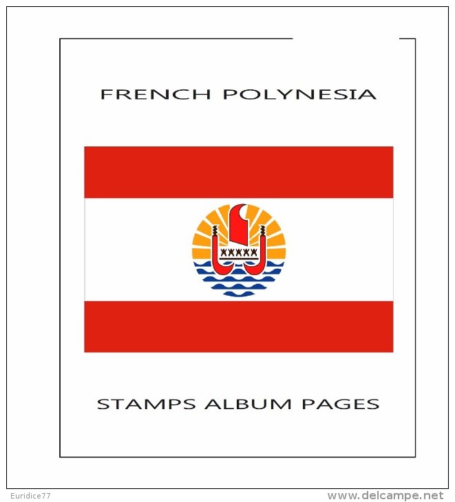 Juego De Hojas Preimpresas Filkasol POLINESIA FRANCESA 2010-2014 - MONTADO HAWID - Pre-printed Pages