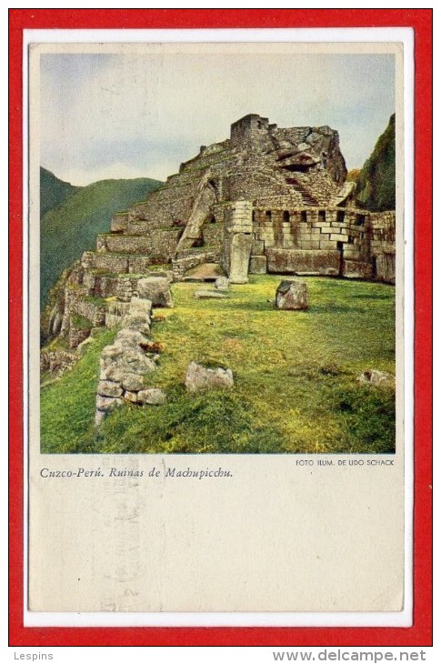 Amérique - PEROU  --  Cuzco Peru . Ruinas De Machupichu - Pérou