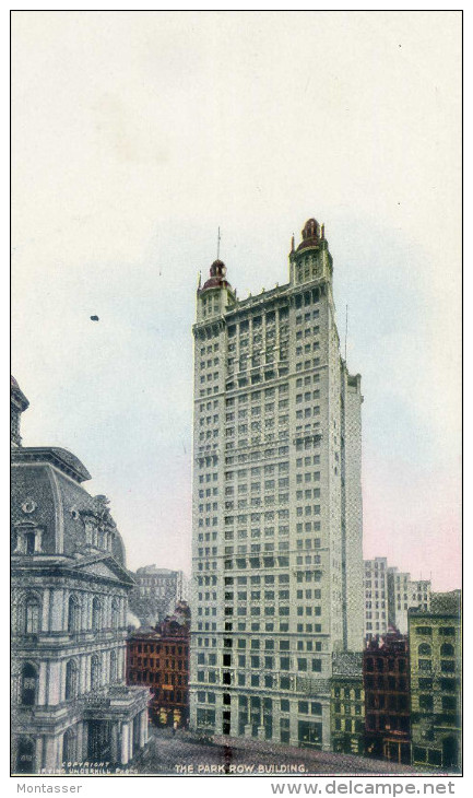 NEW YORK. The Park Row Building. No Posted 1900. - Autres Monuments, édifices
