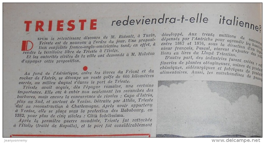 Le Pèlerin. N°3413.  4 Avril 1948. Record Du Monde Du Parachutiste De Descente En Chute Libre.  Pat´Apouf. - 1900 - 1949