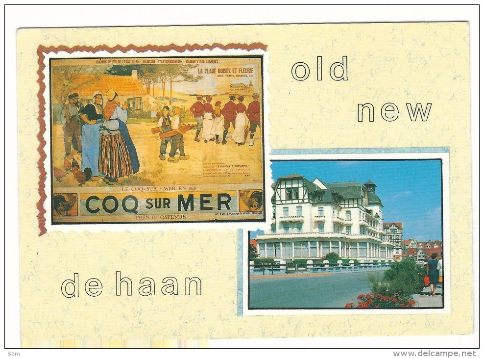 Old / New  Coq-sur-Mer /  De Haan . Nieuw - Ledegem