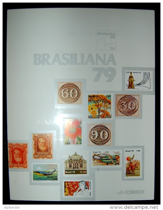 Brésil - Brasiliana 1976 Booklet Commemorative Edition - 4 Series & 1 Souvenir Sheet Unused MNH - Neufs