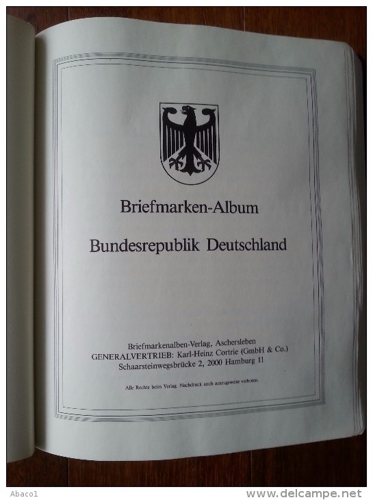 Vordruckalbum Falzlos Bundesrepublik Deutschland 1949 Bis 1984 - Binders Only