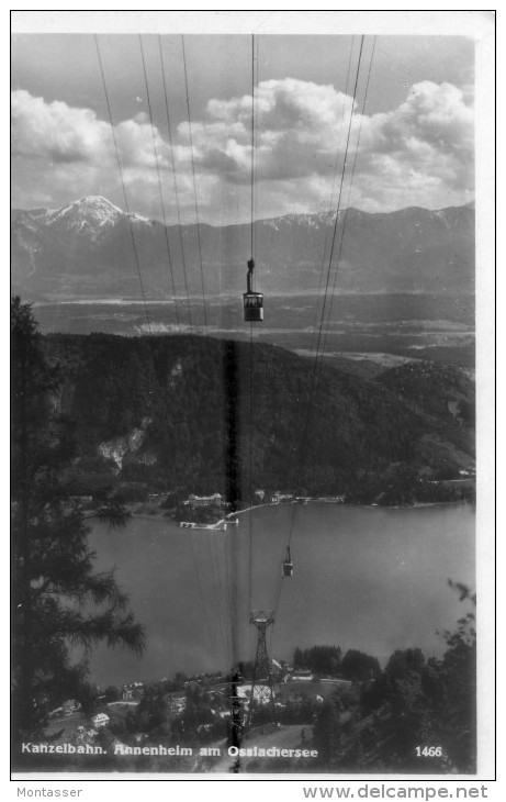 VILLACH. Ossiachersee Mit Kanzelbahn. Posted For CORMONS (GO). Anni '50. - Ossiachersee-Orte