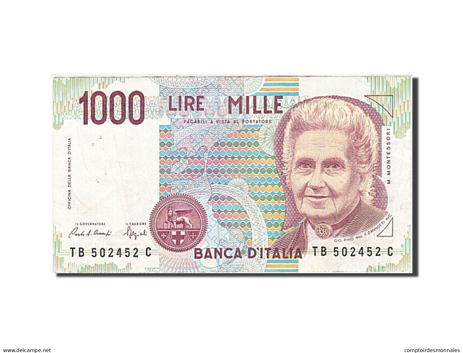 Billet, Italie, 1000 Lire, 1990-1994, 1990, KM:114a, TTB+ - 1000 Lire