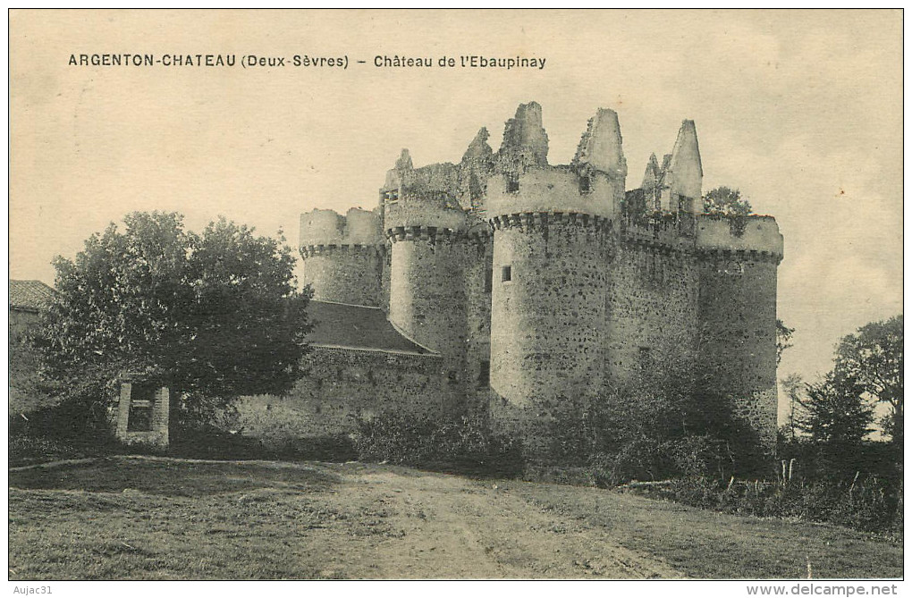 Dép 79 - Chateaux - Argenton Chateau - Château De L'Ebaupinay - Bon état - Argenton Chateau