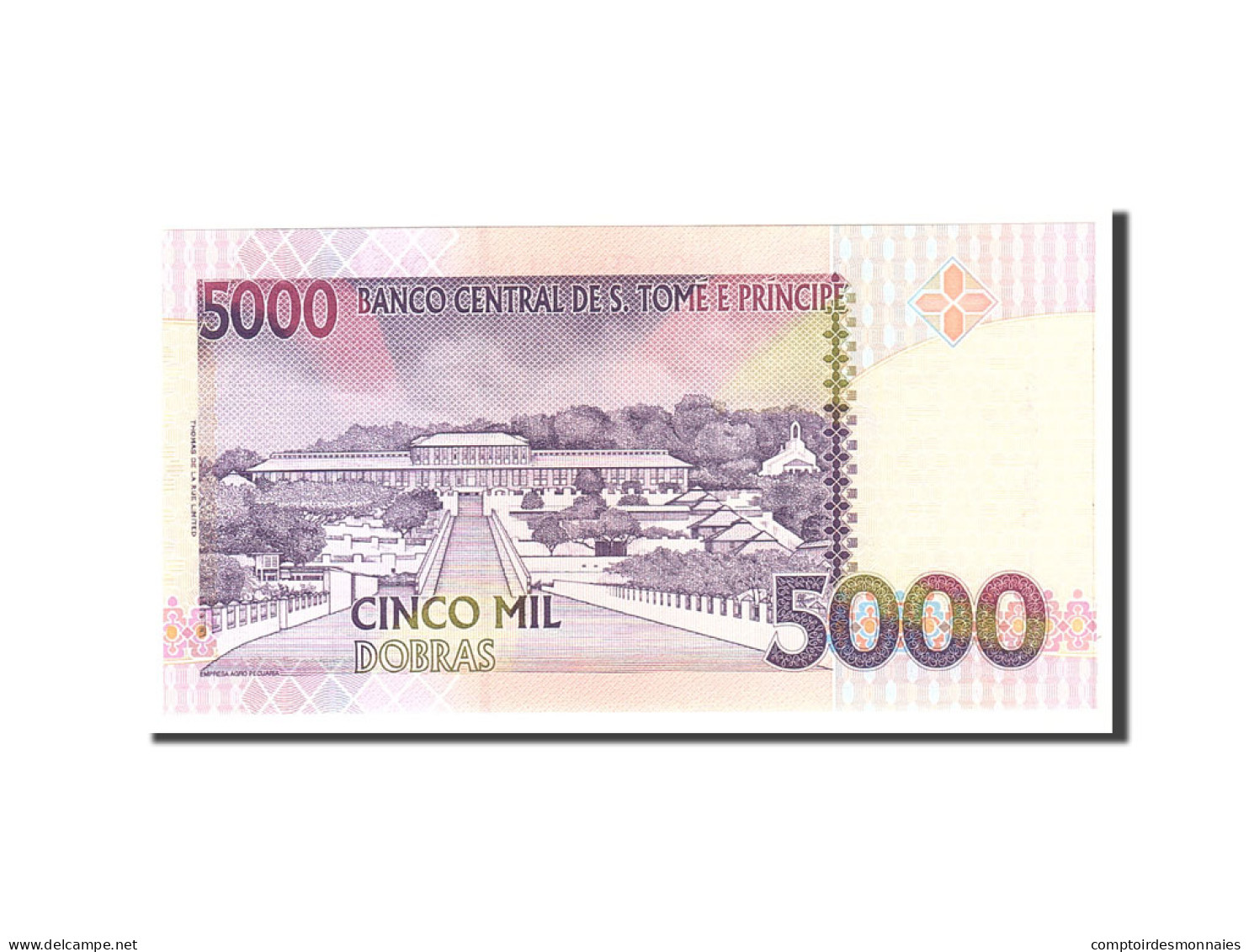 Billet, Saint Thomas And Prince, 5000 Dobras, 1996, 1996-10-22, KM:65a, NEUF - Sao Tomé Et Principe