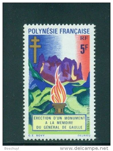 Polynesie, 1971, De Gaulle Monument, MNH, Michel 127, French Polynesia - Autres & Non Classés
