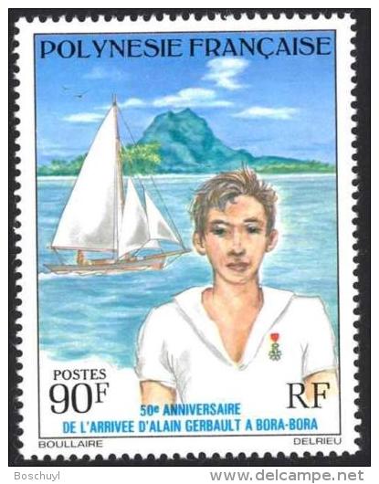 Polynesie, 1976, Gerbault, Sailing, MNH, Michel 216, French Polynesia - Autres & Non Classés