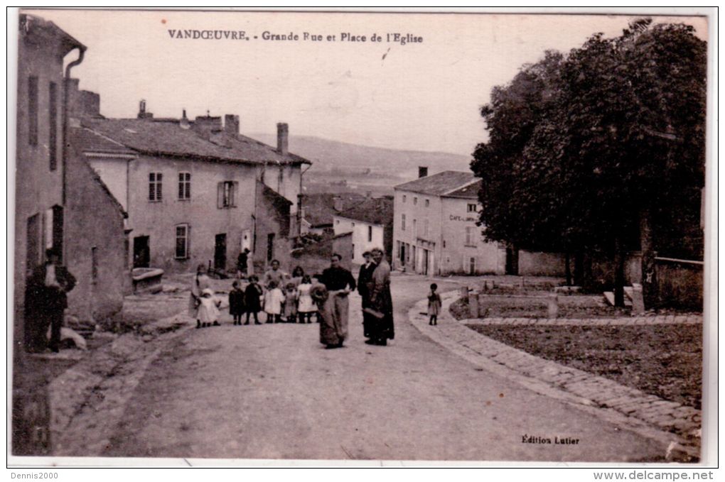 VANDOEUVRE  -grande Rue Et Place De L'Eglise - Ed. Latier - Vandoeuvre Les Nancy