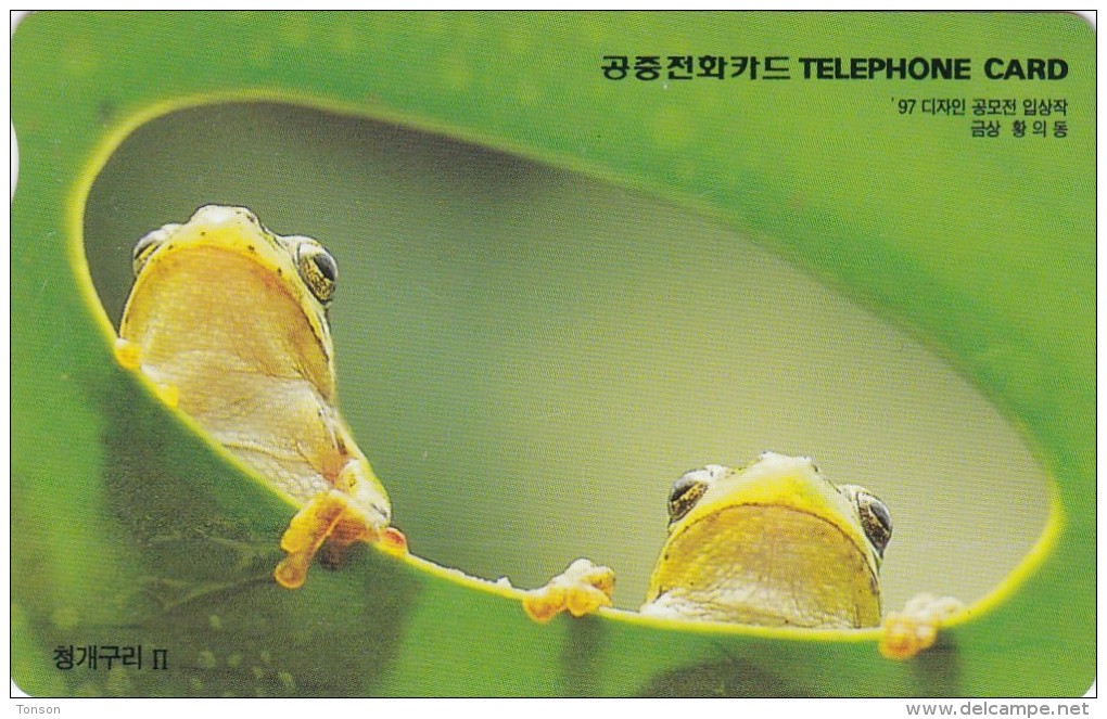 Korea, MO9804116, Frogs, 2 Scans. - Corée Du Sud