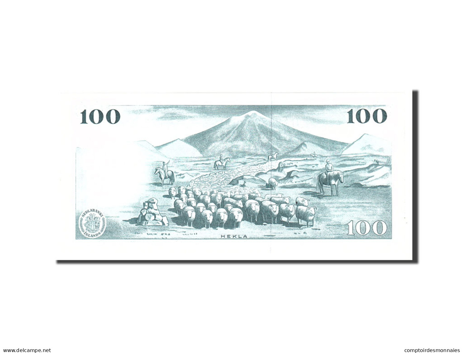 Billet, Iceland, 100 Kronur, 1961, 1961-03-29, KM:44a, NEUF - IJsland