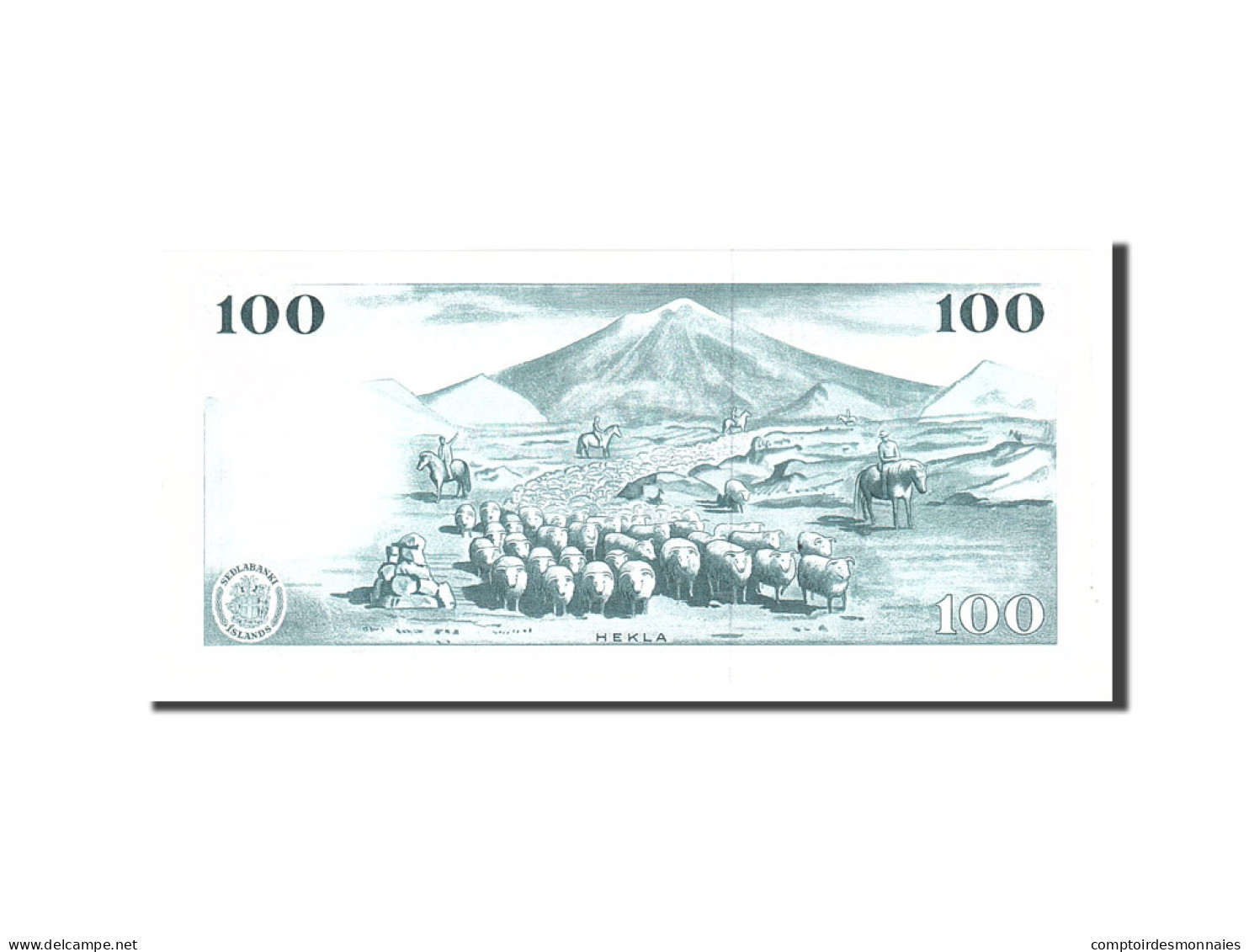 Billet, Iceland, 100 Kronur, 1961, 1961-03-29, KM:44a, NEUF - Iceland