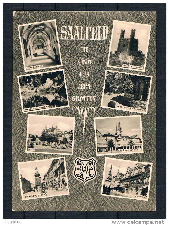 (D011) AK Saalfeld - Mehrbildkarte - Saalfeld