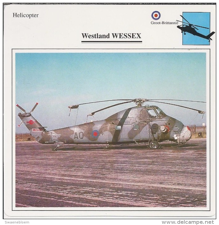 Helikopter.- Westland WESSEX - Groot-Brittannië. Engeland. 2 Scans - Helicópteros