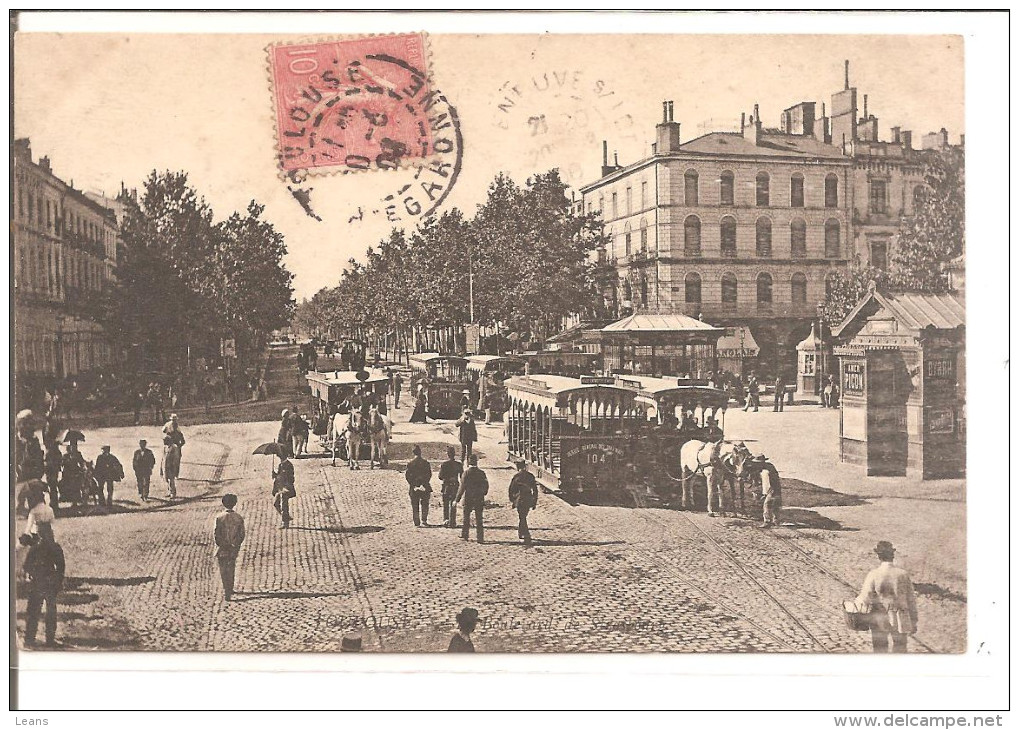 TOULOUSE   TRAMWAYS A CHEVAL - Wagengespanne