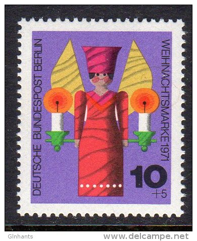 WEST BERLIN - 1971 HUMANITARIAN RELIEF 10pf CHRISTMAS FINE MNH ** SG B411 - Unused Stamps