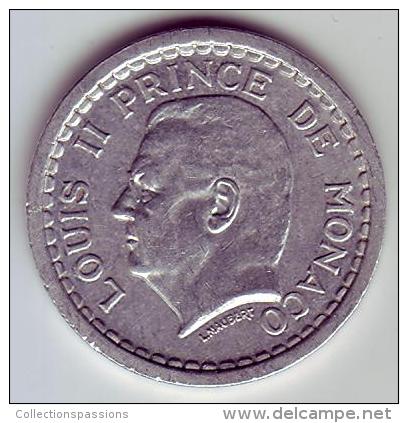 - MONACO - Louis II Prince De Monaco - 1 Franc - - 1922-1949 Louis II.