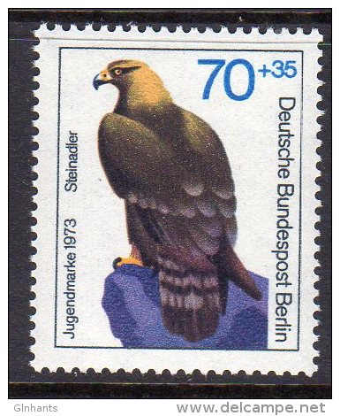 GERMANY BERLIN - 1973 YOUTH WELFARE 70pf GOLDEN EAGLE BIRD FINE MNH ** SG B433 - Unused Stamps