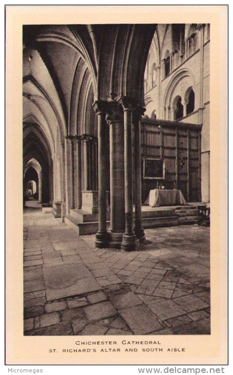 Chichester Cathedral - St. Richard's Altar From South Aisle - Chichester