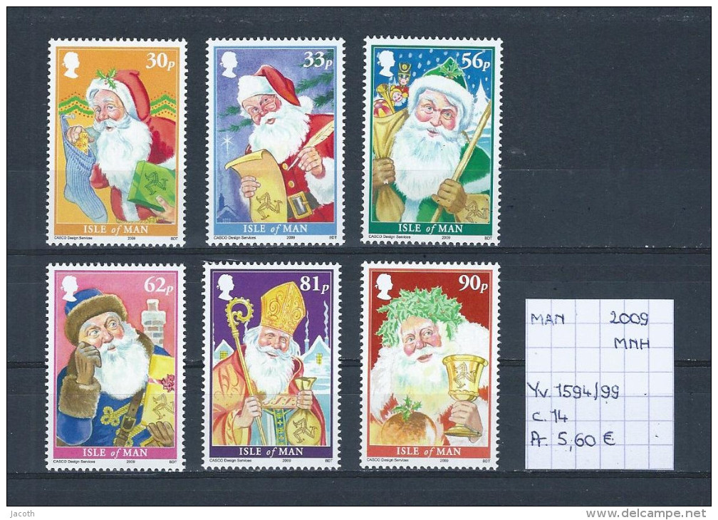 Man 2009 - Yv. 1594/99 Postfris/neuf/MNH - Man (Insel)