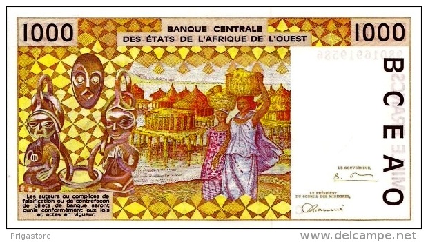 West African States - Afrique De L´ouest Burkina Faso 1998 Billet 1000 Francs Pick 311 I Neuf 1er Choix UNC - Burkina Faso