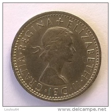 Monnaie - Grande-Bretagne - 6 Pence 1963 - - H. 6 Pence