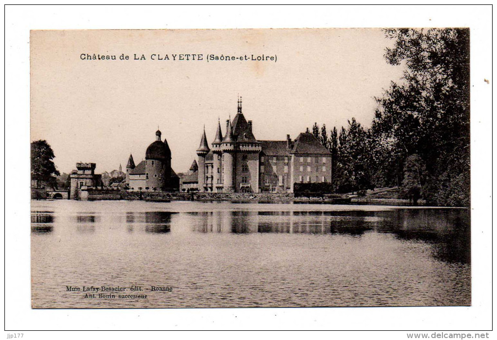 La Clayette Vue D´ensemble Du Chateau Prise Depuis La Piece D´eau Edit Mme Lafay Besacier Bonin Succ - Autres & Non Classés