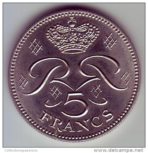 - MONACO - Rainier III Prince De Monaco - 5 Francs. 1982 - SUP - - 1960-2001 Nouveaux Francs