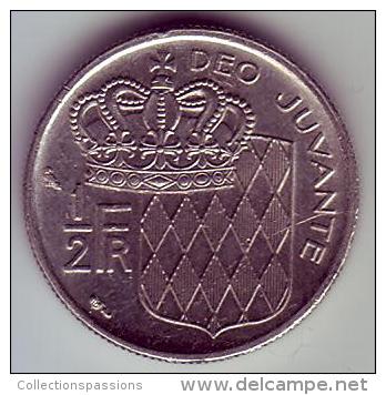 - MONACO - Rainier III Prince De Monaco - 1/2 Franc. 1968 - - 1960-2001 Nouveaux Francs