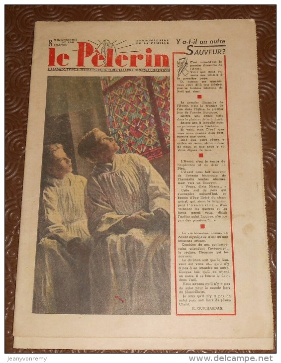 Le Pèlerin. N°3446. 28 Novembre 1948. Paris Saïgon à Bicyclette Par Lionel Brans. Le Cargo Belge Reney.  Pat´Apouf. - 1900 - 1949
