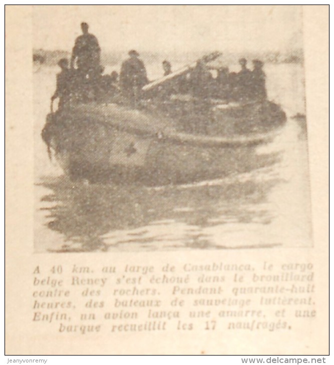 Le Pèlerin. N°3446. 28 Novembre 1948. Paris Saïgon à bicyclette par Lionel Brans. Le cargo belge Reney.  Pat´Apouf.