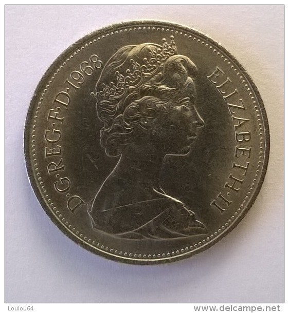 Monnaie - Grande-Bretagne - 10 Pence 1968 - - Autres & Non Classés
