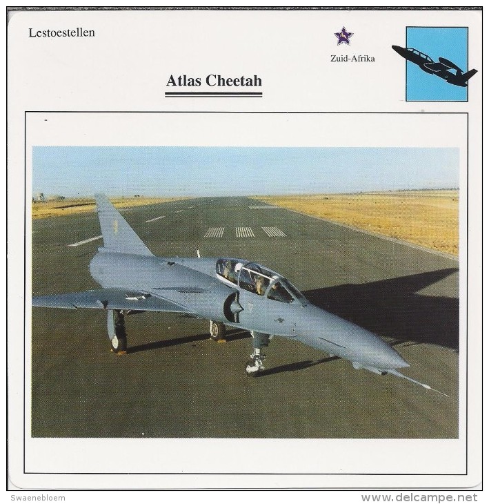 Vliegtuigen.- Lesvliegtuig. Lestoestel. Atlas Cheetah. 2 Scans - Andere & Zonder Classificatie